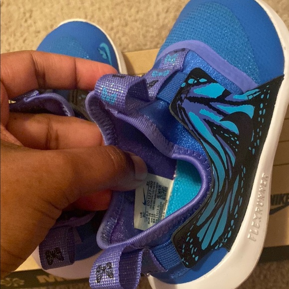 Nike Kids Blue Slip-On Shoes - Picture 5 of 7